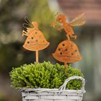 Tuinsteker Plantensteker  paddenstoelvrienden 2 stuks 28 cm, Verzenden, Nieuw
