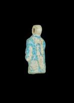 Oude Egypte, late periode Blauwe faience Hanger van een