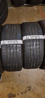 2x 215-55-16 Continental Zomer 3mm €15 Per Band 215 55 16, 215 mm, Band(en), 16 inch, Gebruikt