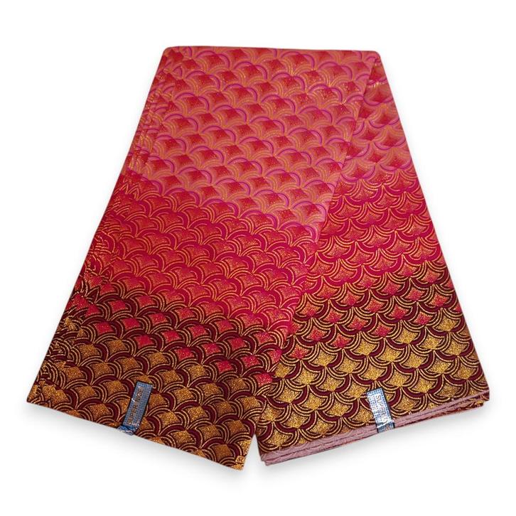 Afrikaanse stof - Exclusief versierd met glittereffecten 100, Hobby en Vrije tijd, Stoffen en Lappen, Nieuw, Ophalen of Verzenden