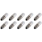 Signaallamp E10 130V - 10 stuks - T10 Neonlamp Ø10mm - 28mm, Verzenden, Nieuw