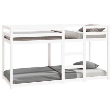 Stapelbed 80x200 wit: Ruimtebesparend! Retourdeal -45% beschikbaar voor biedingen