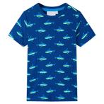 vidaXL Kindershirt 140 donkerblauw, Verzenden, Nieuw