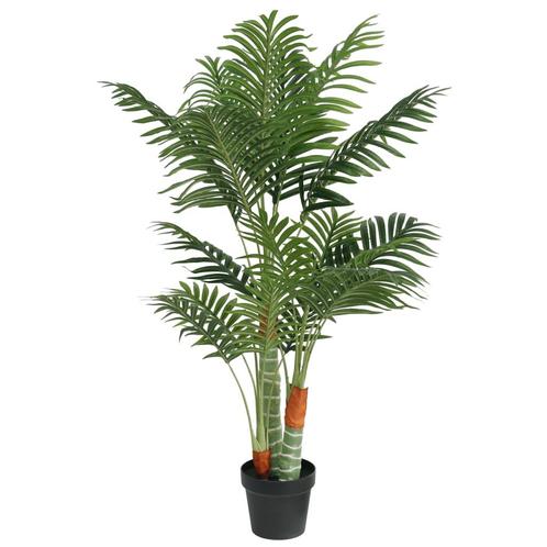 vidaXL Kunstpalmboom met 3 stammen 120 cm polypropeen groen, Tuin en Terras, Planten | Bomen, Verzenden