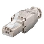 Metalen Cat 6a RJ45 Connector - Toolless - Gereedschap loos, Computers en Software, Pc- en Netwerkkabels, Verzenden, Nieuw