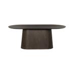 Ovale Eettafel Novero – Espresso Donkerbruin Eikenlook, Ophalen, Nieuw