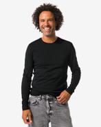 HEMA Heren T-shirts lange mouw slimfit o-hals - 2 stuks, Verzenden, Nieuw