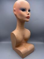 Hoofd ornament - Karakteristieke mannequin hoofd, Antiek en Kunst, Curiosa en Brocante