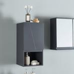 Badkamerkast Overath met deur en open vak grijs 60x30x30 cm, Huis en Inrichting, Badkamer | Badkamermeubels, Verzenden, Nieuw