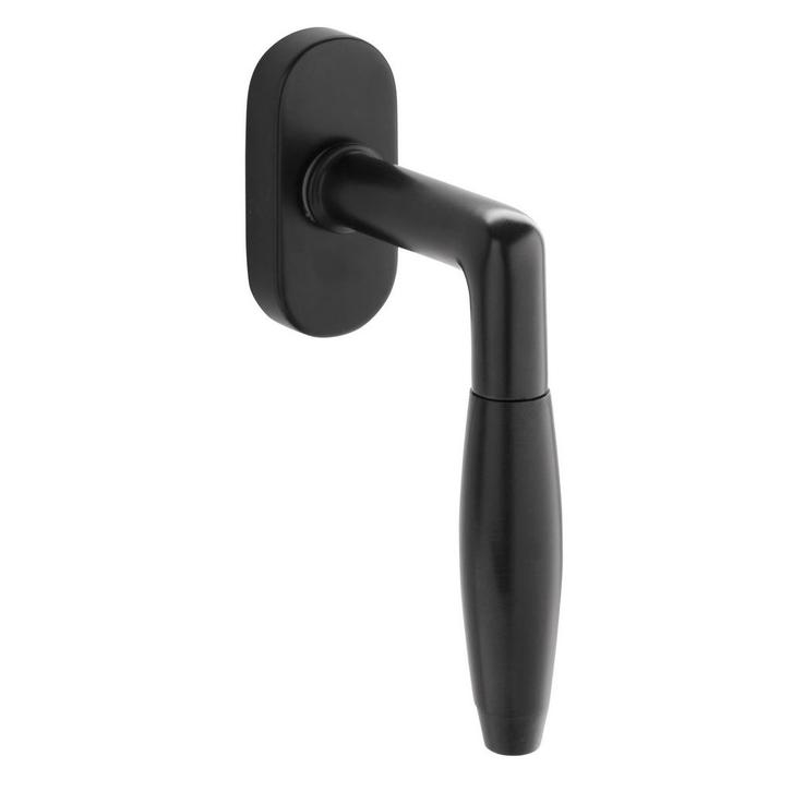 Retro Raamsluiting Klassiek mat zwart voor draai kiep ramen, Doe-het-zelf en Verbouw, Hang- en Sluitwerk, Schuif of Grendel, Nieuw