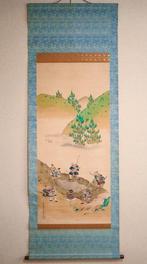 Samurai  - The Battle of Ishibashiyama - hanging scroll -, Antiek en Kunst