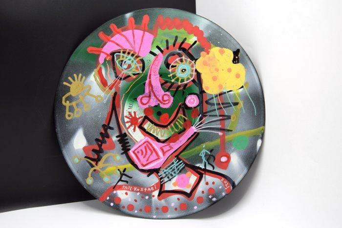 Paul Kostabi (1962) - Café Jacques, Antiek en Kunst, Kunst | Designobjecten