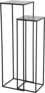 2dekans | Light & Living Zuil Boca - Antiek Lood/Zwart - Set, Huis en Inrichting, Ophalen of Verzenden, Gebruikt