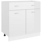 Onderkast Lyon 80cm Wit | OP = OP | Slimme Keukenoplossing, Huis en Inrichting, Wit, Nieuw, Minder dan 100 cm, 25 tot 50 cm