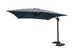 Veiling - Hangende parasol donkergrijs - 300x400 cm, Tuin en Terras, Parasols, Nieuw