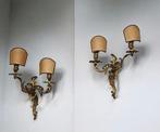 Wandkandelaar (2) - Verguld brons