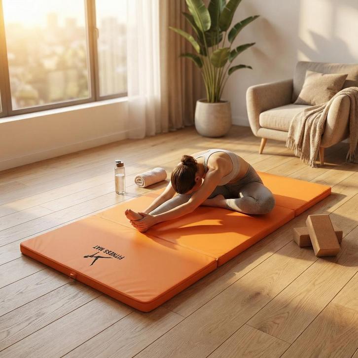 Workout Mat | 120x200 | 5cm | A-kwaliteit | Beste Prijs, Sport en Fitness, Fitnessapparatuur, Rug, Nieuw, Overige materialen, Overige typen