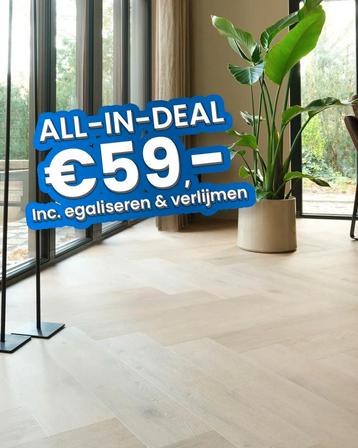 Plak pvc Visgraat licht eiken |  Belakos Attico Visgraat XL beschikbaar voor biedingen