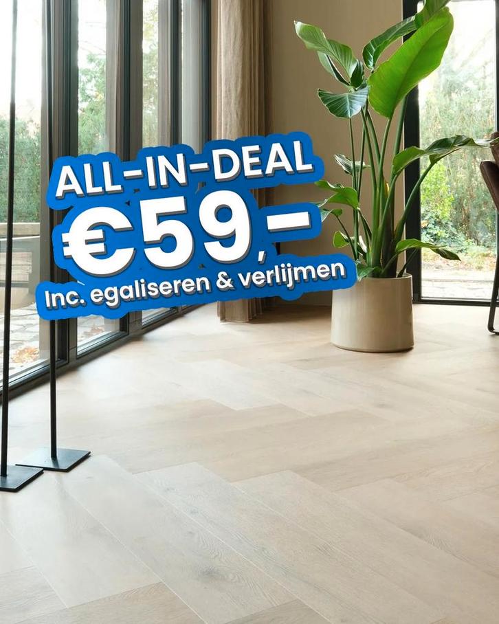 Plak pvc Visgraat licht eiken |  Belakos Attico Visgraat XL, Huis en Inrichting, Stoffering | Vloerbedekking, Ophalen