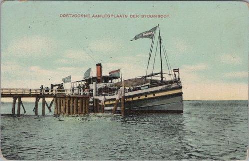 OOSTVOORNE - Aanlegplaats der Stoomboot, Verzamelen, Ansichtkaarten | Nederland, Verzenden