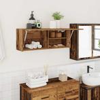 vidaXL Badkamerwandkast 80x25x30 cm bewerkt hout oud, Verzenden, Nieuw