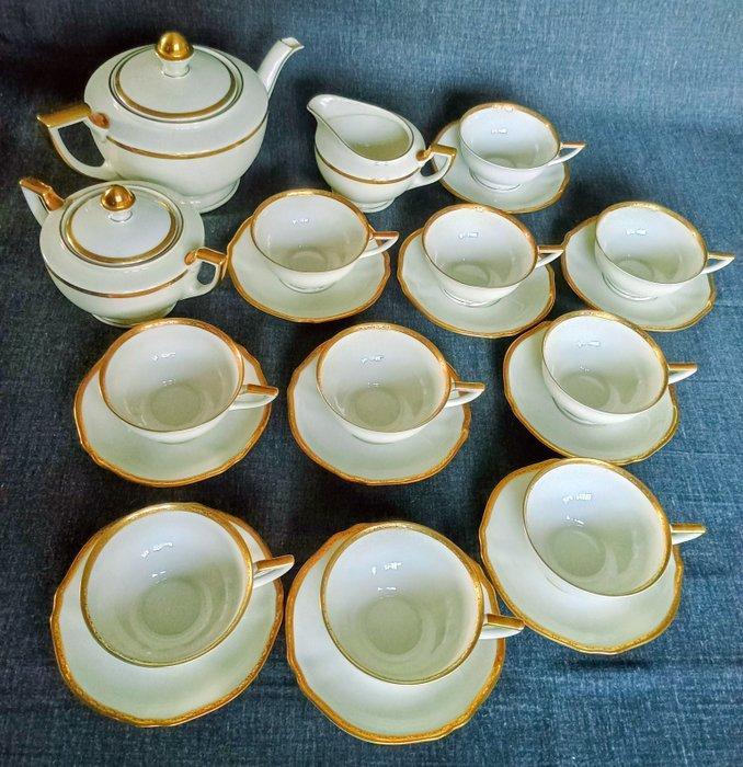 Königlich Tettau - Theeservies (23) - Rifinito a mano - 24, Antiek en Kunst, Antiek | Meubels | Tafels