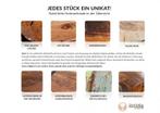 Massief houten eettafel MAMMUT NATURE 160cm acacia X-frame, Huis en Inrichting, Tafels | Eettafels, Nieuw, Ophalen of Verzenden