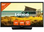 Lenco LED-2423BK - 24 HD LED TV - Draagbaar met 12V auto, Verzenden, Nieuw