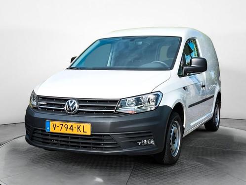 Volkswagen Caddy 1.4 TGI L1H1 EcoFuel Comfortline (111 PK), Auto's, Bestelauto's, Dealer onderhouden, Lease, Zwart, Handgeschakeld