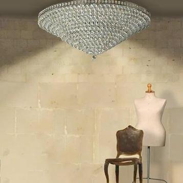 kolossale kroonluchter ca 1950 met vele honderden geslepen b beschikbaar voor biedingen