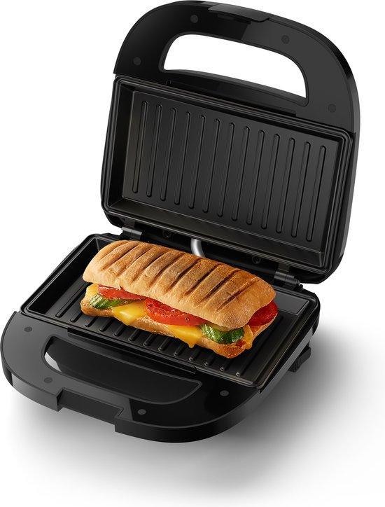 Philips Tosti Apparaat HD2330/90 - 750W - Antiaanbaklaag -, Witgoed en Apparatuur, Overige Witgoed en Apparatuur, Zo goed als nieuw