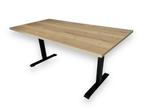 Nieuw Zit Sta Bureau - Zwart Frame Met Natuureiken Blad, Verzenden, In hoogte verstelbaar, Nieuw, Stabureau