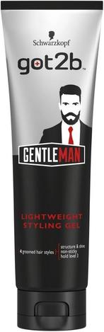 SCHWARZKOPF GOT2B GENTLEMAN LIGHTWEIGHT STYLING GEL TUBE 1.., Verzenden, Nieuw