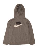 NIKE Boys Graphic Hoodie Jumper 12-13 Years Large  Grey, Verzenden, Nieuw