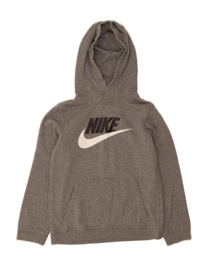 NIKE Boys Graphic Hoodie Jumper 12-13 Years Large  Grey, Kleding | Heren, Truien en Vesten, Verzenden