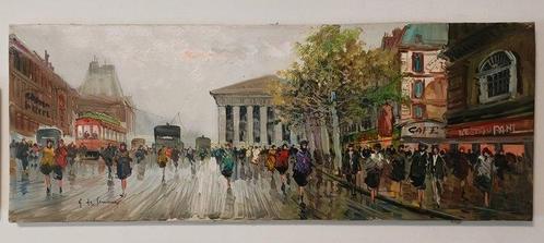 Giulio De Simone (1936-2020) - Mattino piovoso a Parigi, Antiek en Kunst, Kunst | Schilderijen | Klassiek