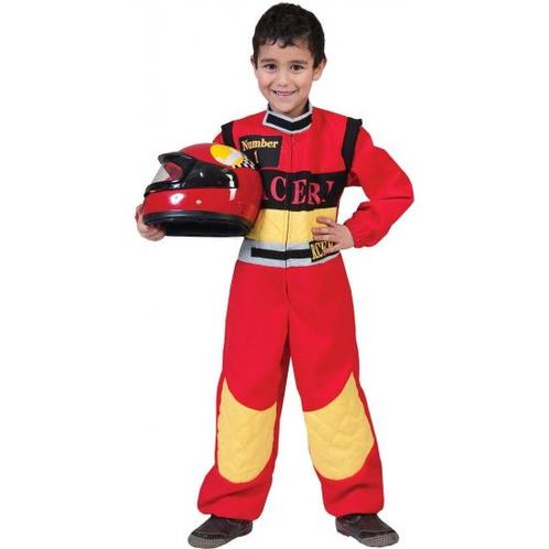 Race coureur carnaval verkleed pak voor kinderen - Race kl.., Kinderen en Baby's, Carnavalskleding en Verkleedspullen, Ophalen of Verzenden