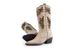 Lazamani Cowboy laarzen in maat 37 Beige | 10% extra korting, Kleding | Dames, Schoenen, Beige, Zo goed als nieuw, Lazamani, Verzenden