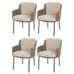 Bernini dining tuinstoel terre 4 Seasons Outdoor set van 4, Tuin en Terras, Tuinstoelen, Ophalen of Verzenden, Nieuw