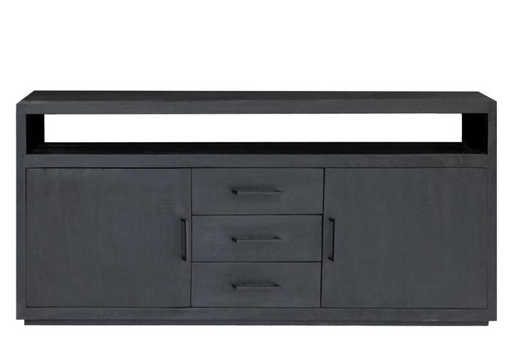 Jaxx Black 180cm-12367, Huis en Inrichting, Kasten | Dressoirs, Ophalen of Verzenden