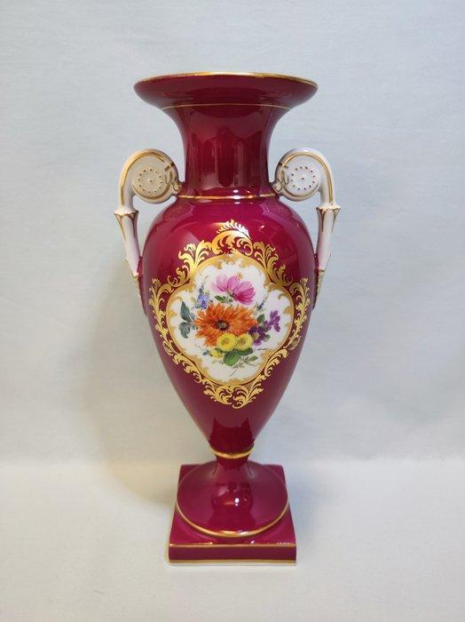 Meissen - Vaas - 25,5 cm Amphorenvase/Prunkvase met, Antiek en Kunst, Antiek | Glas en Kristal