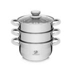Meyerhoff Stoompan RVS 4-delig Ø22 cm – 3.5L –, Huis en Inrichting, Ophalen of Verzenden, Nieuw