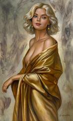 G. Morello (XX-XXI) - Eleganza Dorata, Antiek en Kunst, Kunst | Schilderijen | Klassiek