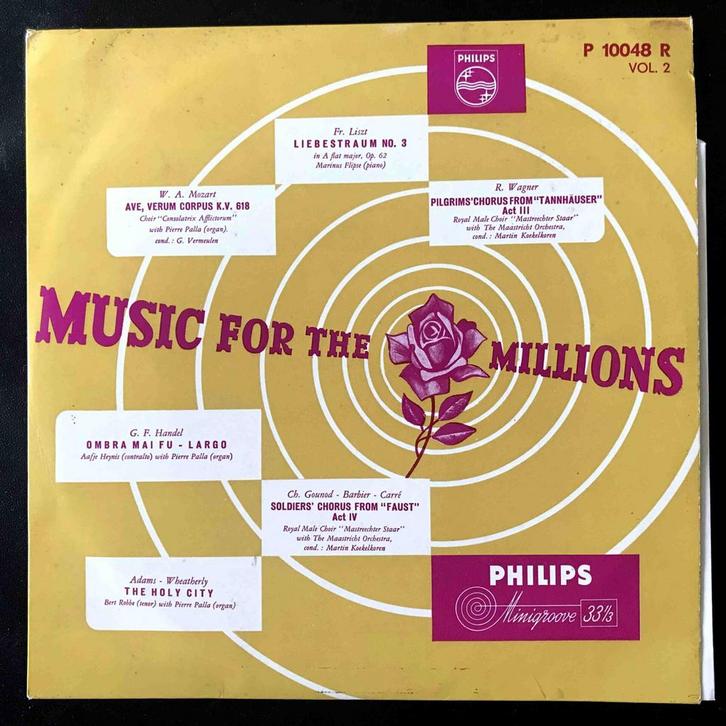Diverse Artiesten – Music For The Millions No. 2, Cd's en Dvd's, Vinyl | Klassiek, Verzenden