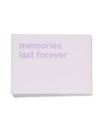 HEMA Fotoboek 18x24 linnen lila, Verzenden, Nieuw