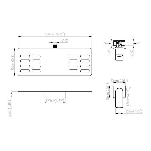 Planchet Waterval Best Design A-Line Emotie Inbouw Mengkraan, Doe-het-zelf en Verbouw, Sanitair, Ophalen of Verzenden
