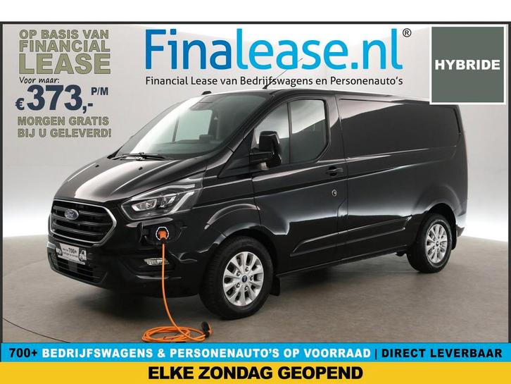 Ford Transit Custom L1H1 PHEV AUT Airco Cruise Cam Carplay, Auto's, Bestelauto's, Lease, Automaat, Hybride Elektrisch/Benzine