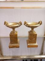 Tazza (2) - Set van twee cassolettes - Brons, Marmer - Brons