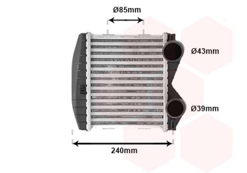 INTERCOOLER VOOR SMART CABRIO 450 2000-2004 0003007V002, Auto-onderdelen, Airco en Verwarming, Nieuw, Ophalen of Verzenden