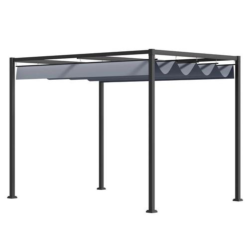 TRUUSK Pergola 4x3m Tuinpaviljoen, Terrasoverkapping Van Sta, Tuin en Terras, Partytenten, Nieuw, Verzenden